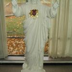 Restored Statue with new gilding & painted details