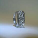 Egyptian Cast Silver Ring