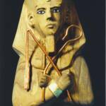 Close up of Osiris Votive Statue