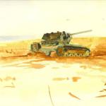 Abandoned Tank Watercolor